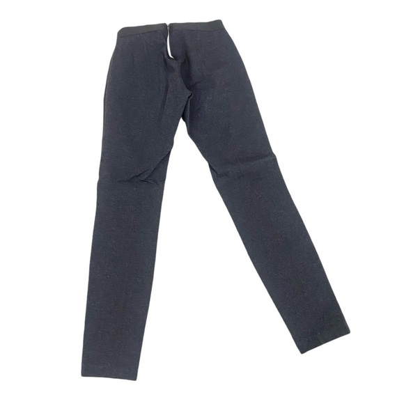 J crew pixie stretch Ponte knit back pant exposed zipper charcoal gray size 4R - Picture 3 of 9